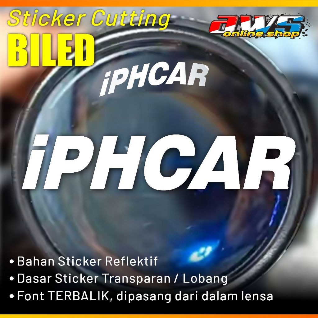 Sticker Cutting Biled IPHCAR