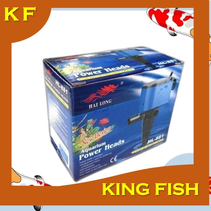 pompa celup HAI LONG HL 881 881 HL881 Aquarium Power Head aquascape akuarium pompa air celup hailong