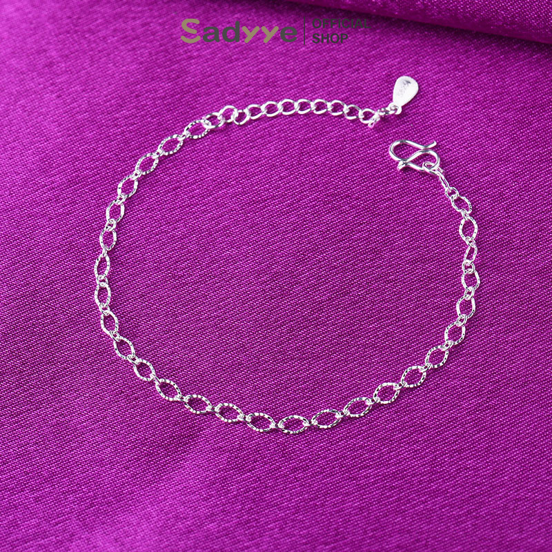 Sadyye Gelang Rantai Perak 925 Bentuk Hati Untuk Wanita