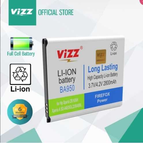 Vizz Battery SONY BA950 Baterai Double Power Sony BA950 Original