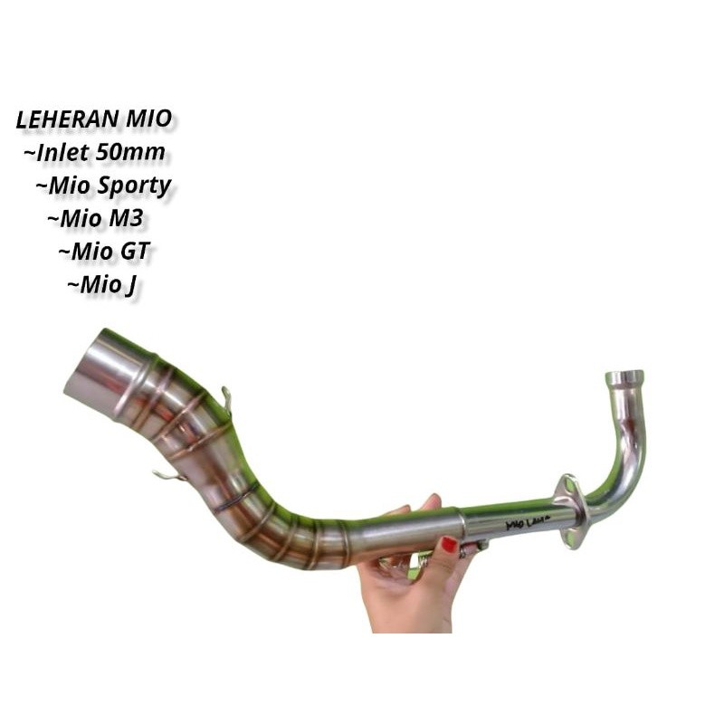 pipa leher leheran knalpot mio sporty mio j mio m3 inlet 38 50