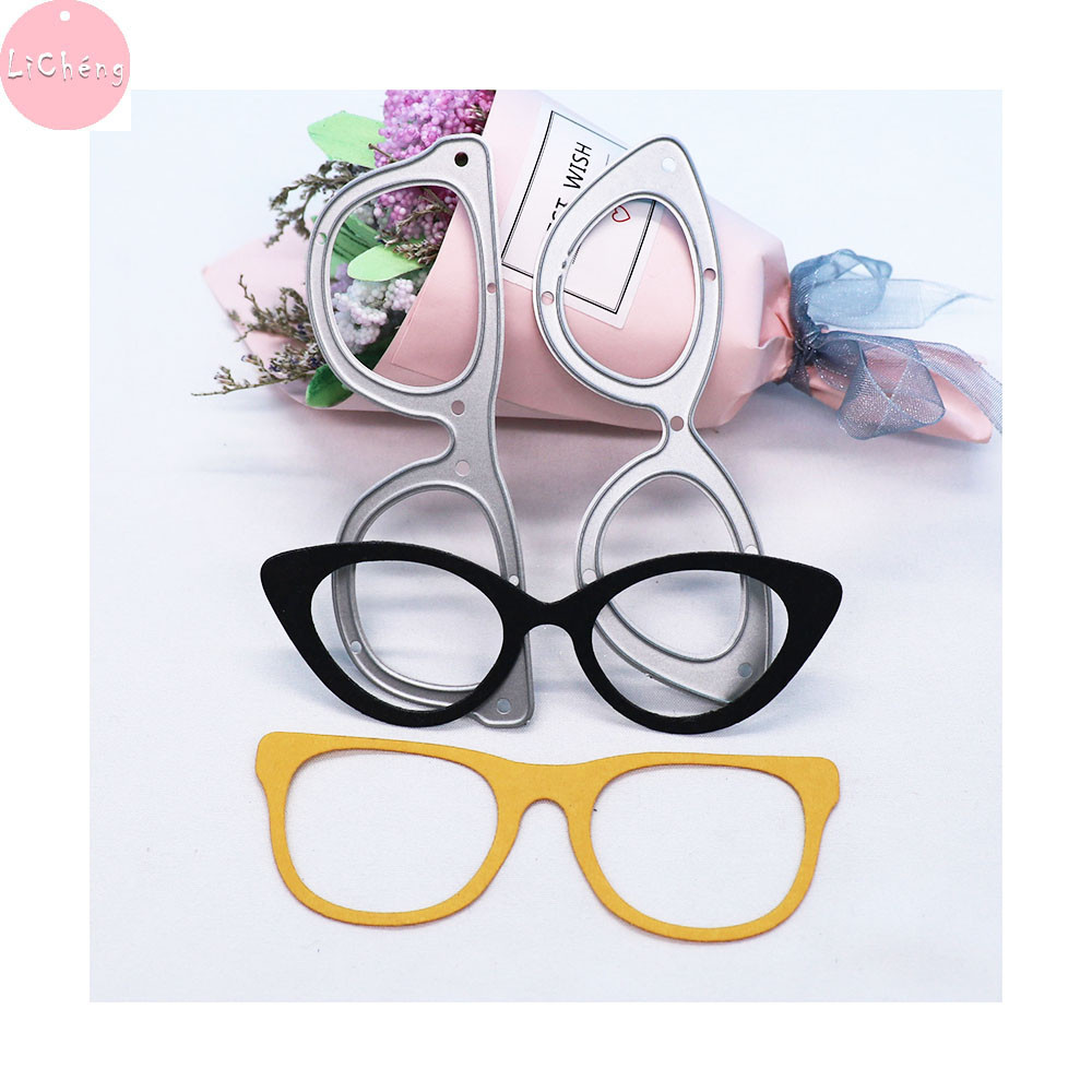 

Sunglasses Metal Cutting Dies Scrapbooking Mold Album Card Making Craft DIY Stencil Slimline Planner Die Cutter Punching Knife