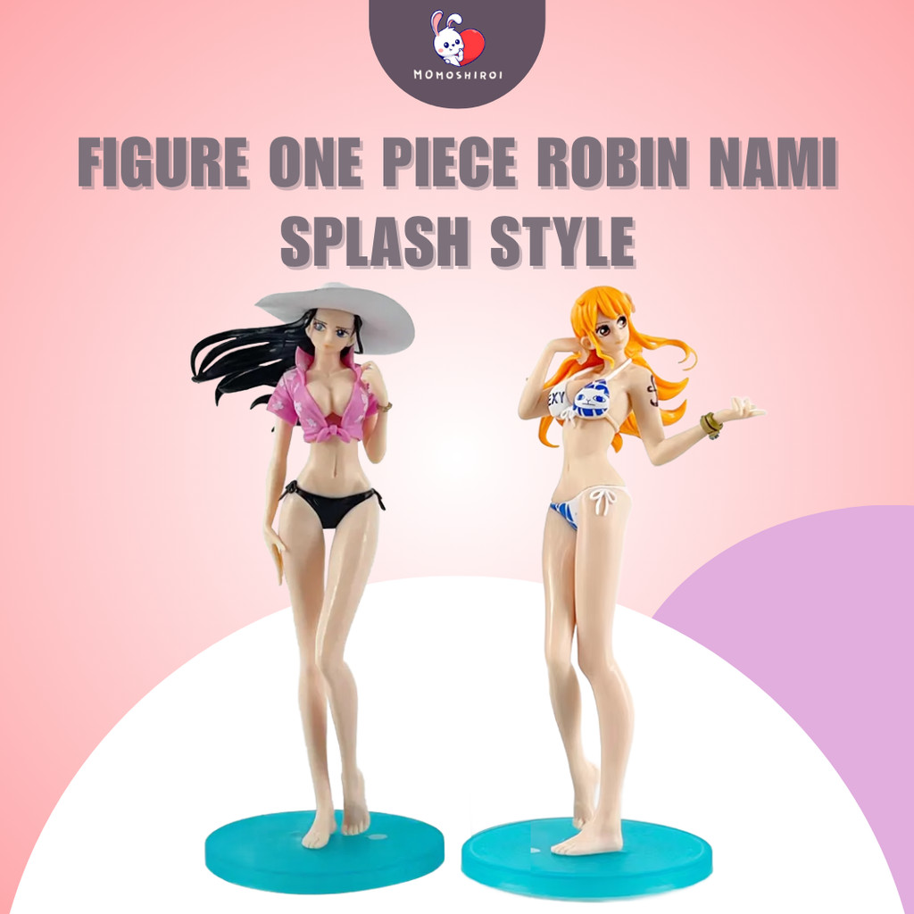Action Figure One Piece Nico Robin Nami Splash Style