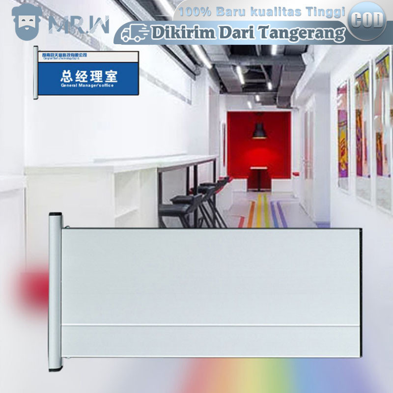 

Papan Nama Dua Sisi Name Sign Holder Aluminium Papan Nama Ruangan Kantor Papan Nama Kamar