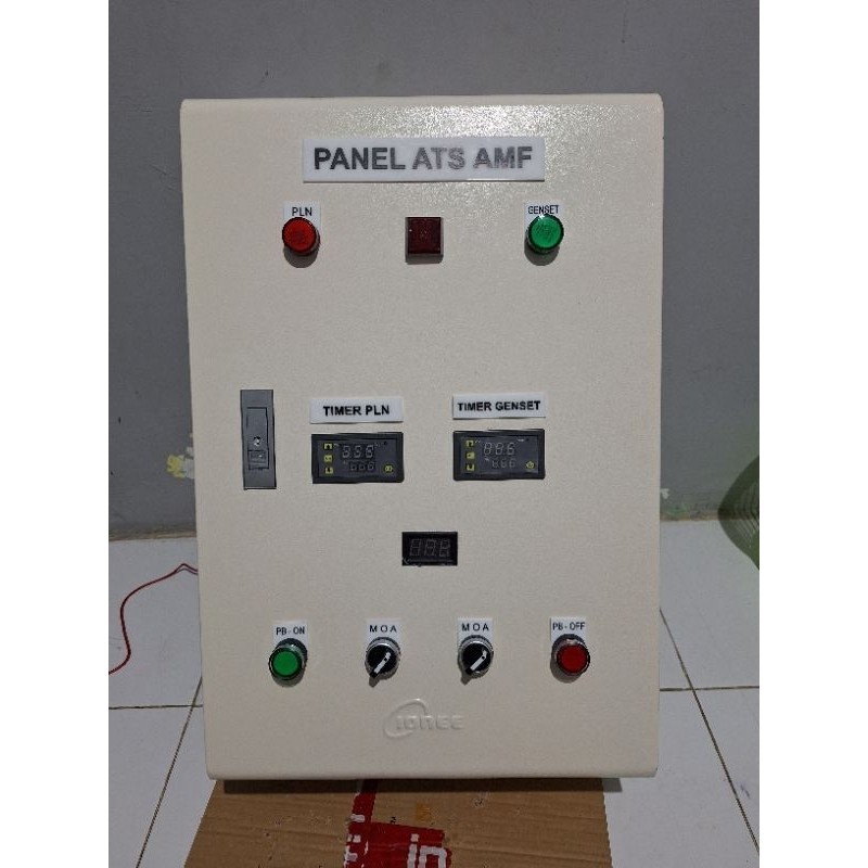 panel ATS AMF, PLN genset 1phaseCO
