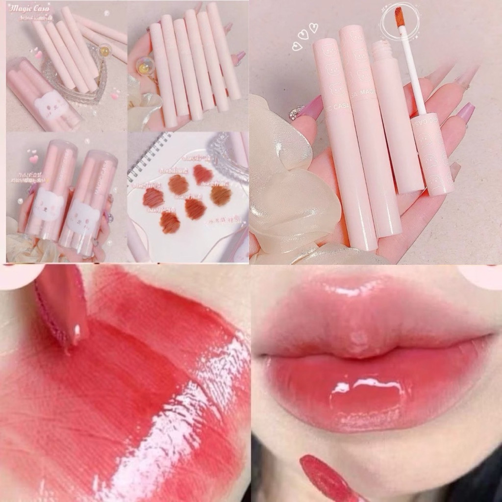 【COD】 (PROMO) GLASS LipGloss Korean Lipstick Lip Tint Glossy Lipstick Korean Lip Gloss Water LipGlos
