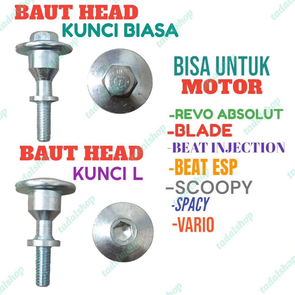 baut head/baut slinder head/baut head revo/baut head motor