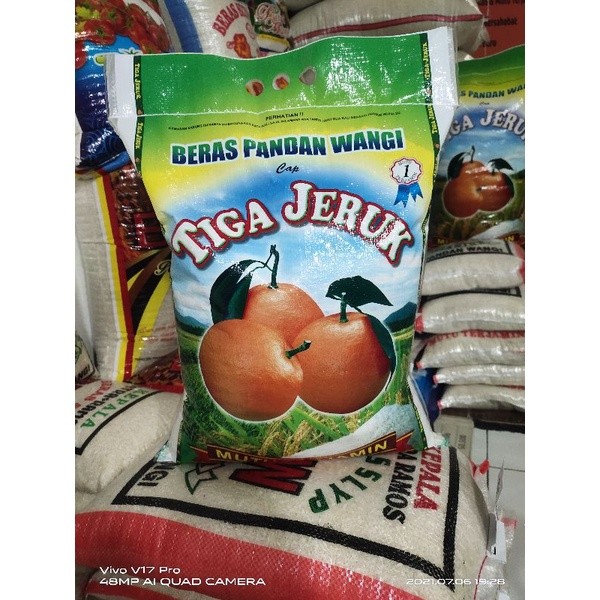 

Beras Cap Tiga Jeruk 10kg Premium Super Pulen