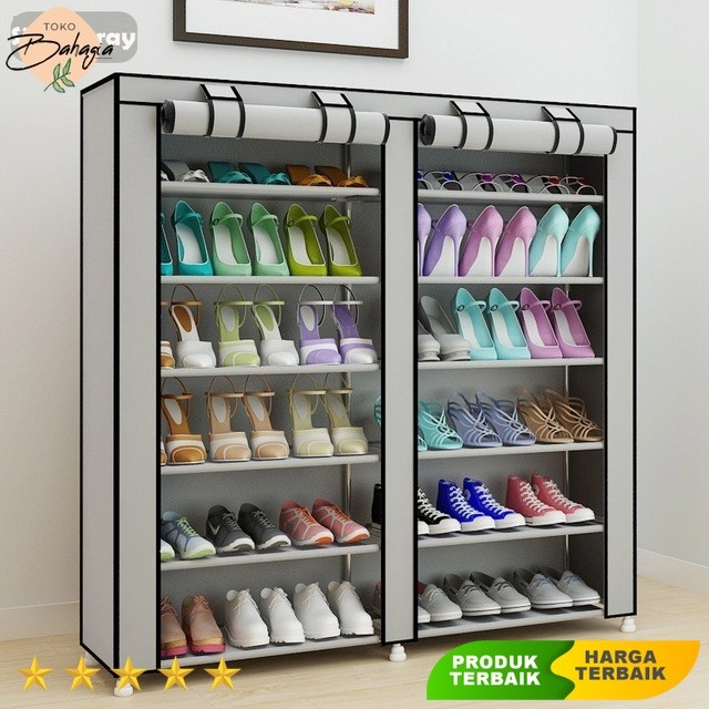 Rak Sepatu Kabinet Susun Rakitan DIY