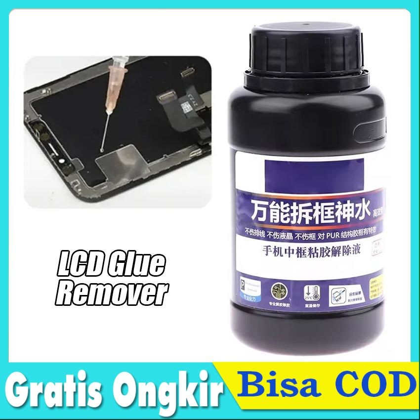 

Cairan Penghilang Lem Kuat 250ml - Pembersih Perekat Residu untuk Perbaikan LCD, Ponsel & Peralatan Elektronik, Aman di Permukaan dan Cepat Kering