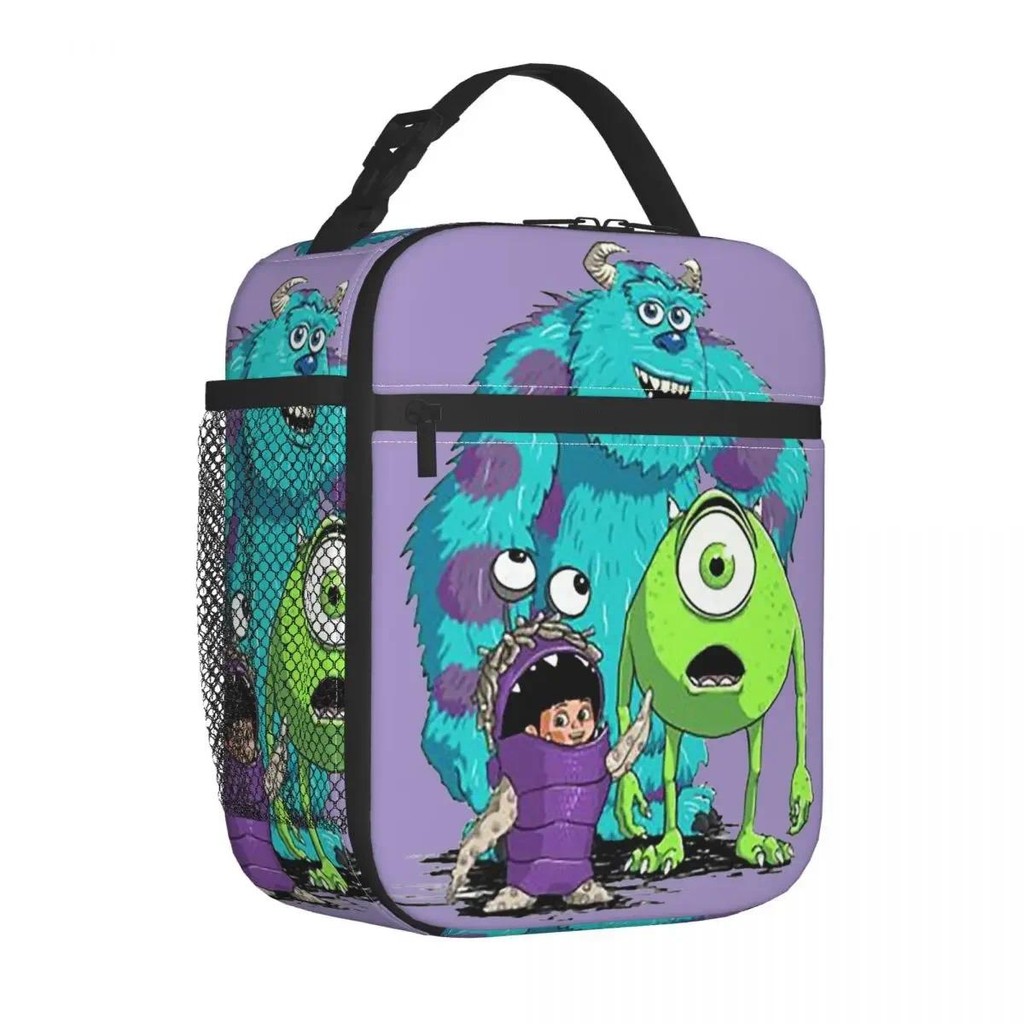 Monsters Inc University Sullivan Boo Insulated Lunch Bags Large Meal Container Cooler Bag Tote Lunch