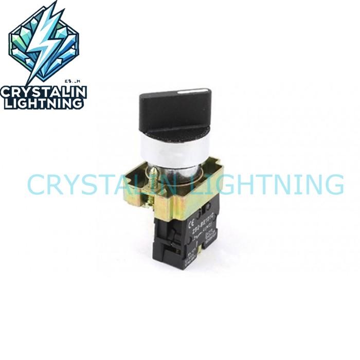 Selector Switch Fort LAY4-BD21 22mm 1NO new type/tipe baru 2 Posisi