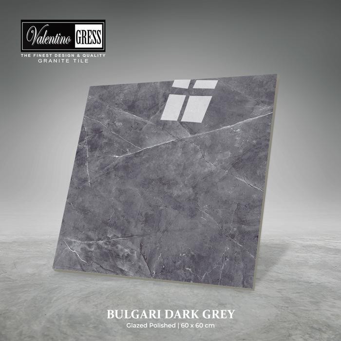 GRANITE VALENTINO GRESS 60x60 CM - BULGARI DARK GREY