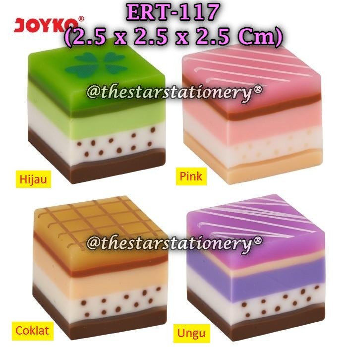 

(1 Pak/32) GROSIR Penghapus JOYKO ERT-117 Cake Eraser Penghapus Joyko ERT-117 Cake (Pak/32)