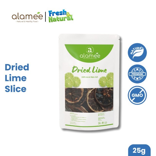 

ALAMEE Jeruk Nipis Kering Dried Lime Slice Tea Teh Herbal Buah Iris Organik 25gr fresh and natural
