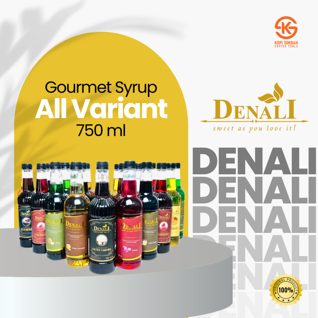 

Syrup Denali All Varian Rasa 750 ml Sirup Minuman Cocktail Mocktail Kopi Bartender Drink Baverages