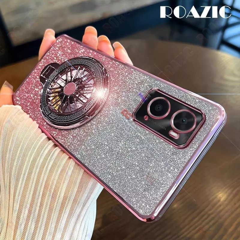 HP Soft Case OPPO A96 4G Casing Silikon Untuk OPPO CPH2333 A 96 OPPOA96 4G Casing berkilau Berlapis 