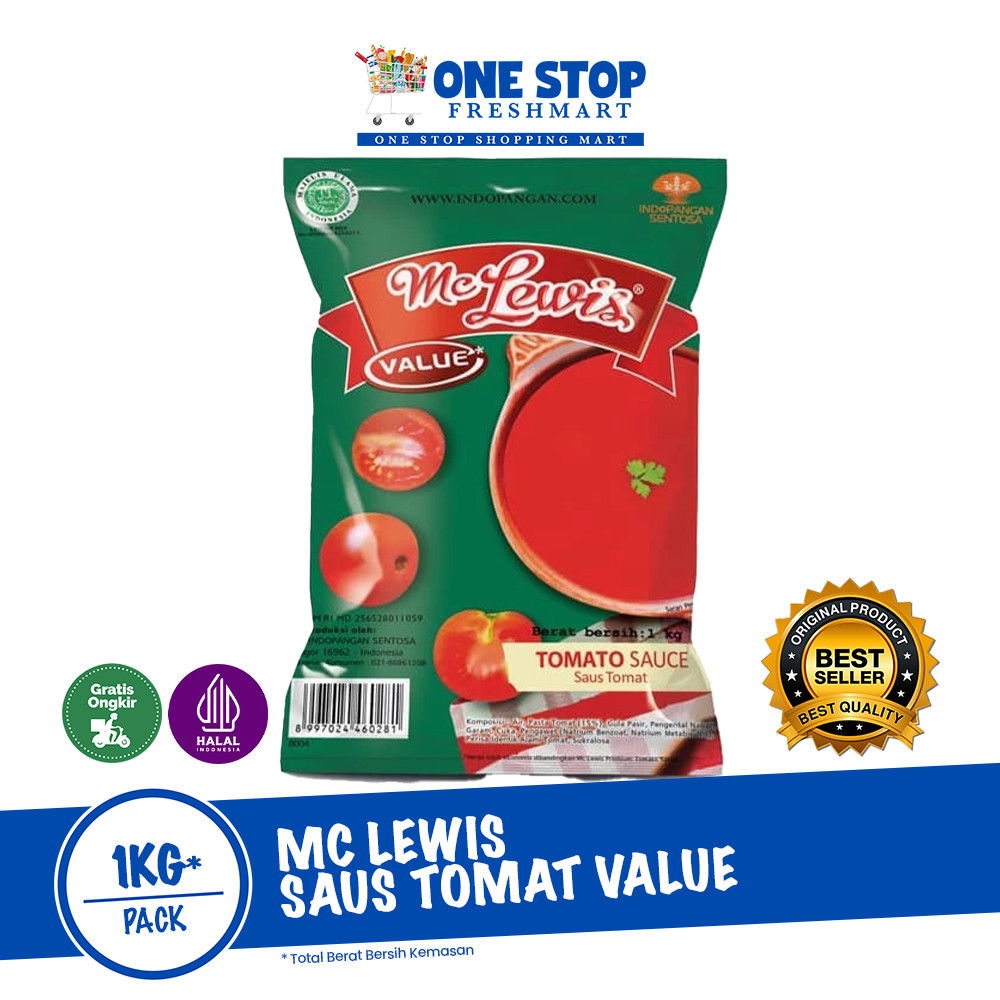 

MC LEWIS SAUS TOMAT VALUE 1KG