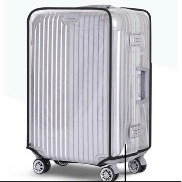 Promo Sarung koper cover transparant pelindung koper - 16 INCH Terlaris