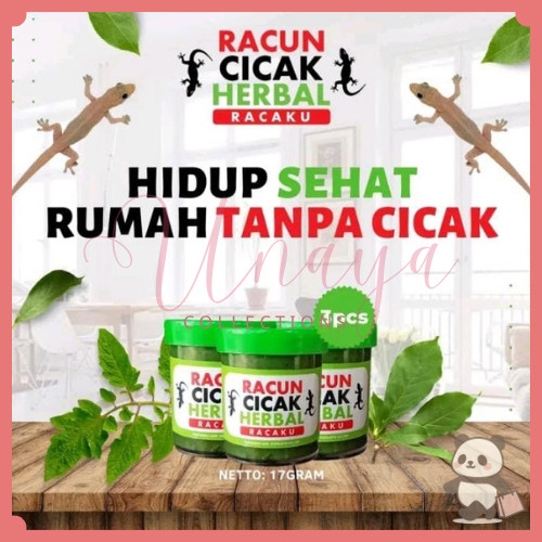 UNAYA Racun Cicak Herbal Hidup Sehat Rumah Tanpa Cicak