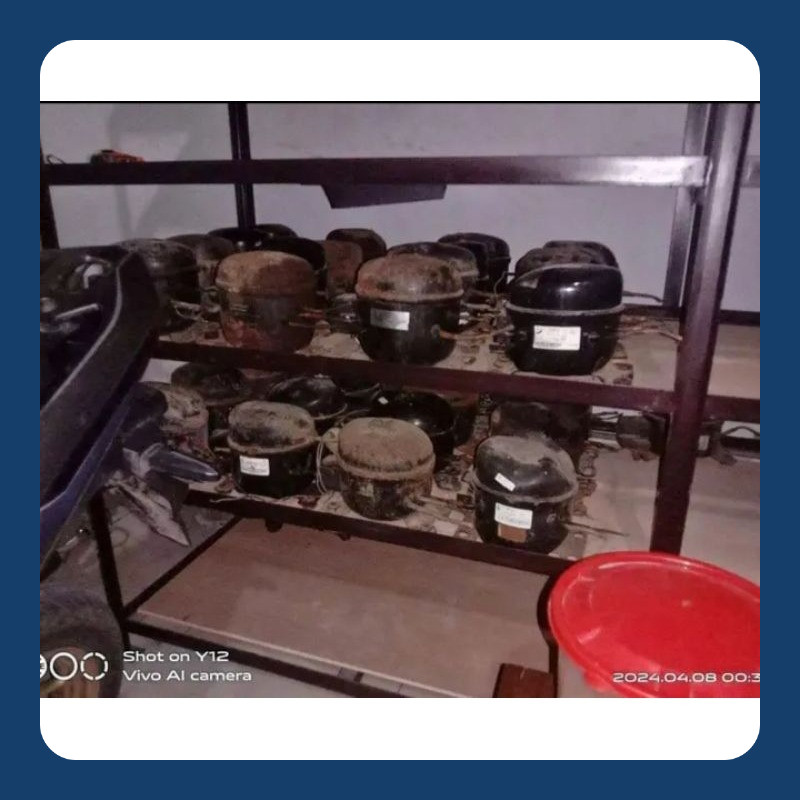 Kompresor Kulkas 1/8 & 1/6 Pintu Ori Retur