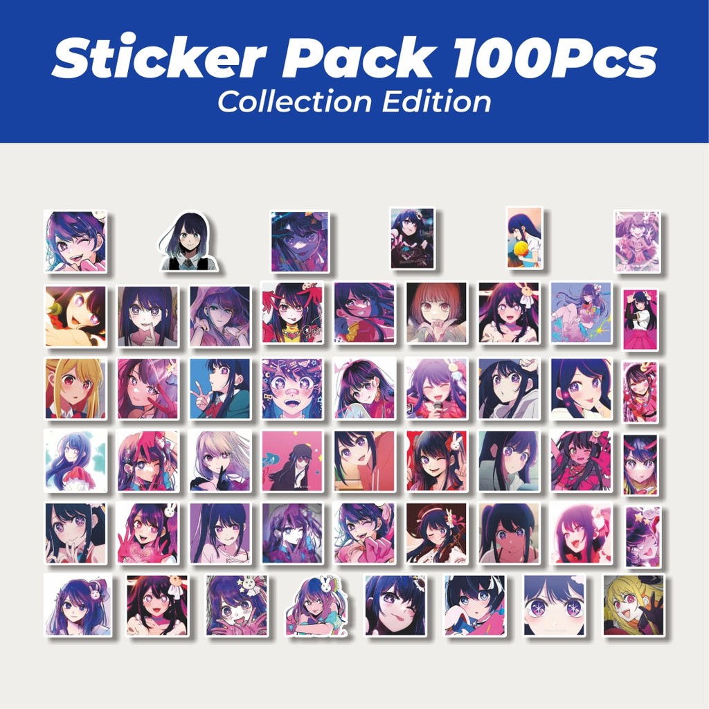 

Hot Stiker Anime Oshi no Ko (Ai Hoshino) Lucu Anti Air Stikers Berperekat Waterproof Sticker Decal Buat Motor Helm Buku Journal Koper Casing HP Laptop Botol Minum