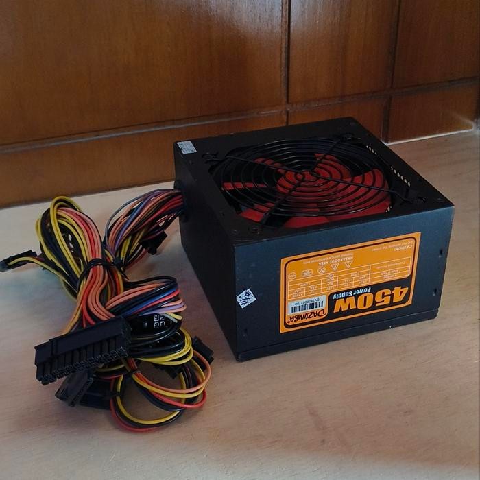 PSU Power Supply Pure DAZUMBA 450W 450 watt Ready 6 PIN VGA