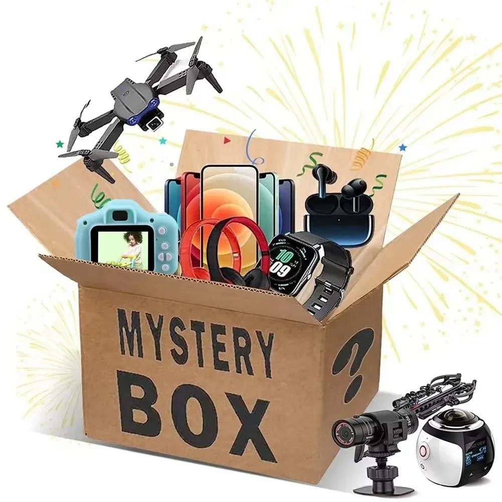 

New Real Random Misterty Box E Products Luck Bag caixa Birthday Party Box cajas sorpresas de tecnología Boxes caja