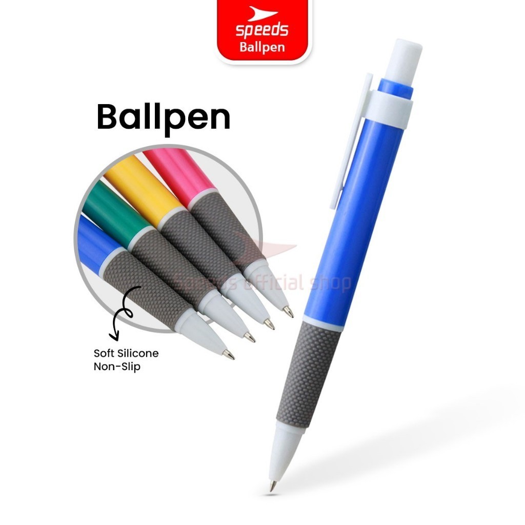 

SPEEDS Bolpoin Pen Pulpen Tinta Pena Alat Tulis Bolpen Kantor Sekolah Belajar Menulis Tulis BallPoint Ballpen
