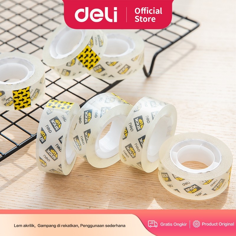 

Deli Lakban / Stationery Tape 12 & 8 Roll E300XX