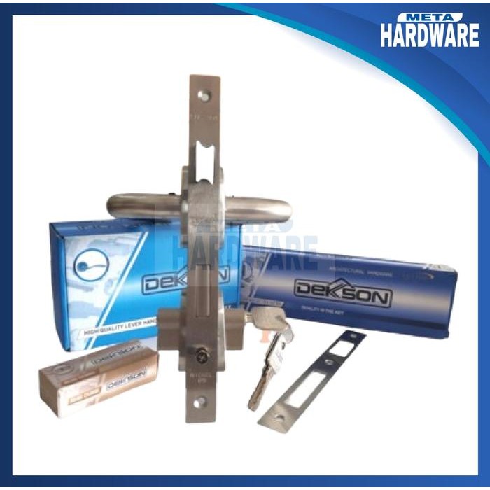 HANDLE SET DEKSON 84030 OVAL ( ALUMUNIUM )