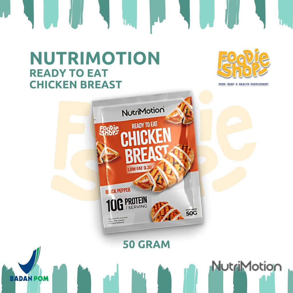 

NutriMotion Dada Ayam Tinggi Protein Ready to Eat | Rendah Lemak & Kalori | Nutri Motion Dada Ayam Siap Saji