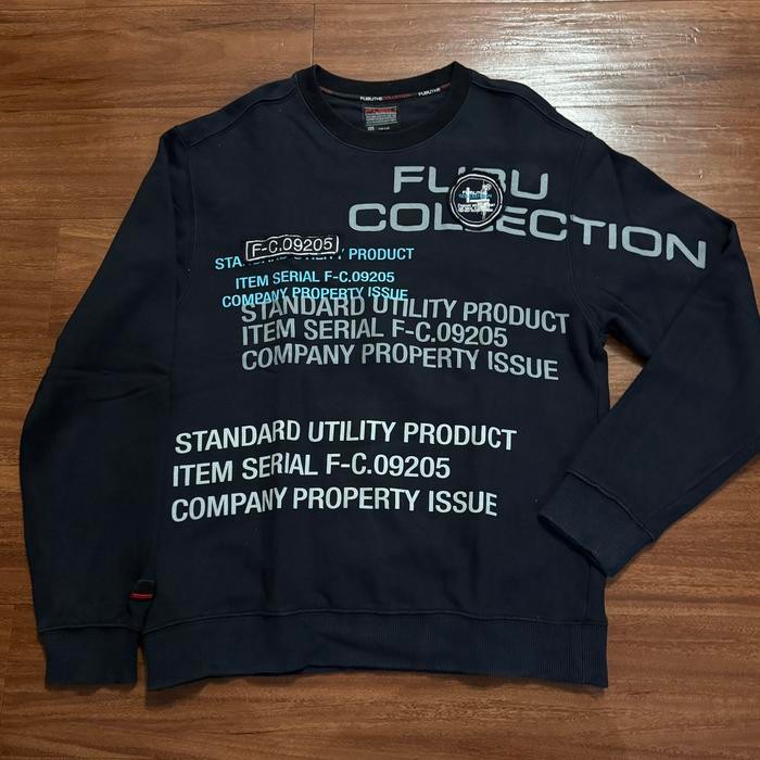 Sweater Crewneck Fubu The Collection Navy - Size L