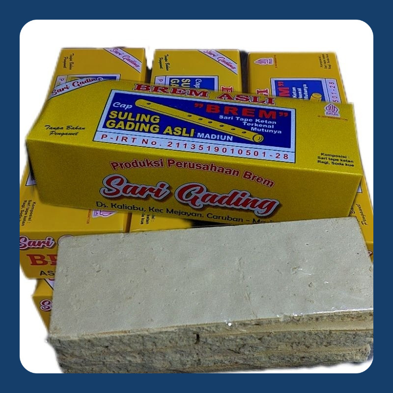 

Paket 6 Box Brem Jumbo Original Khas Madiun Isi 5 Batang Cap Suling Gading Asli Grosir Cemilan Food