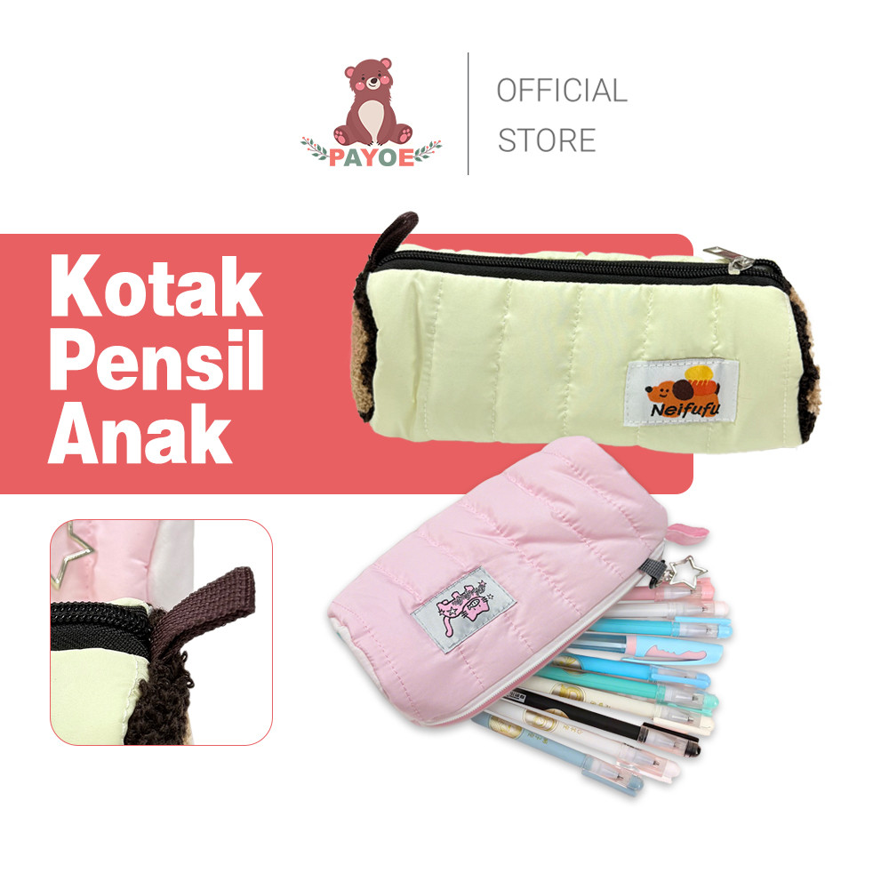 

​​PAYOE​​ Tas Makeup Pillow Bulu Halus Pouch Cosmetic Korea Kotak Pensil Bantal