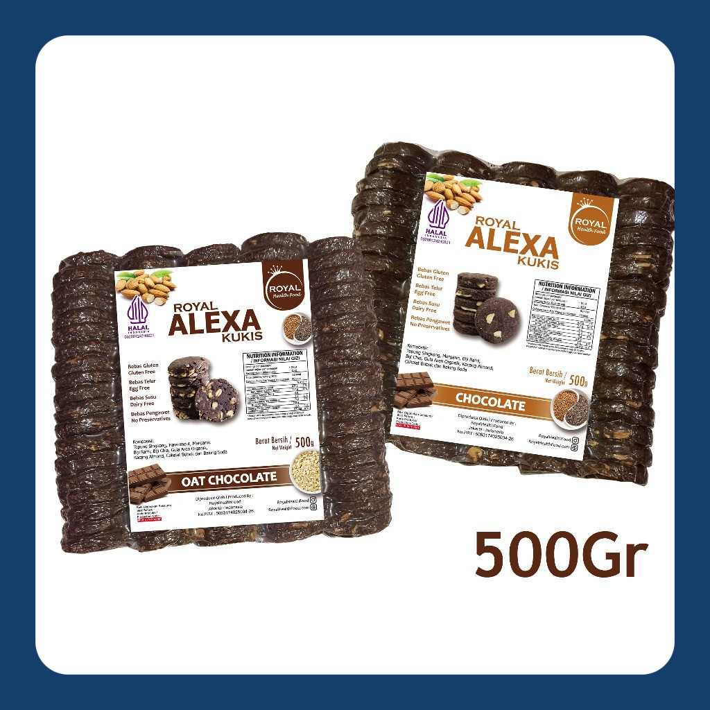 

Royal Alexa Kukis 500 (LIMA RATUS) Gram