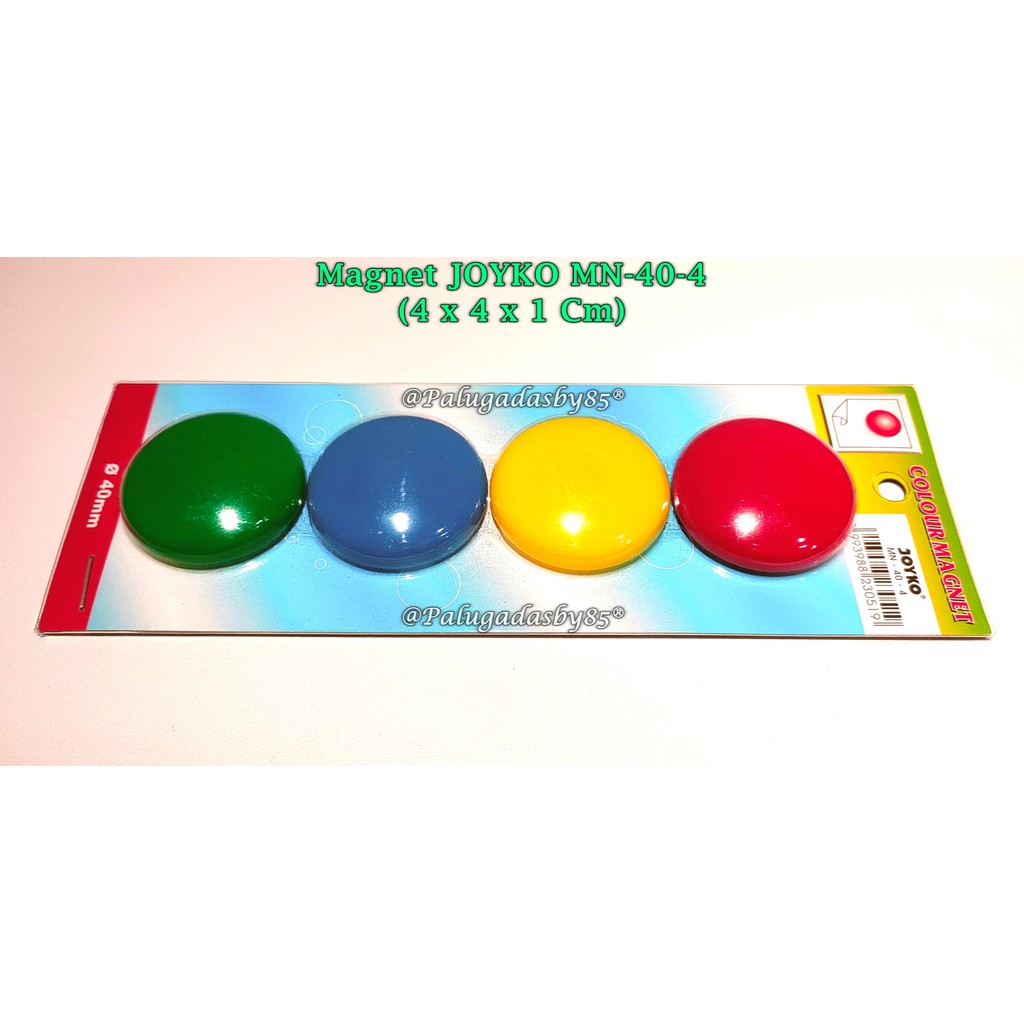 

(1 Set) GROSIR Magnet JOYKO MN-04-4 / Magnet Warna Magnet Papan Tulis Joyko MN-40-4 Magnet Set Joyko