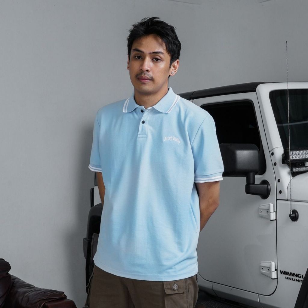 IRISH KELLY Polo Shirt Sky Blue