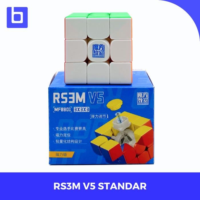 Cube 3x3 Cube Moyu Rs3m V5 Standar Stickerless