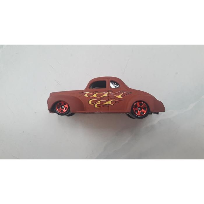 DIECAST  HOTWHEELS  '40 FORD COUPE BROWN 54886 RARE LOOSE