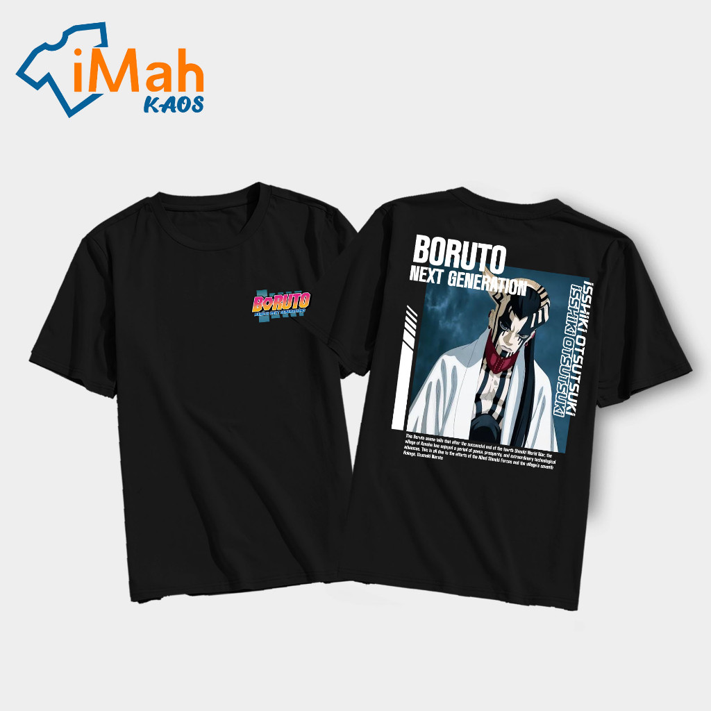 Housemith - KAOS ANIME BORUTO [ Isshiki Otsutsuki ] - Kaos Anime BORUTO Pria & Wanita | Kaos Distro 