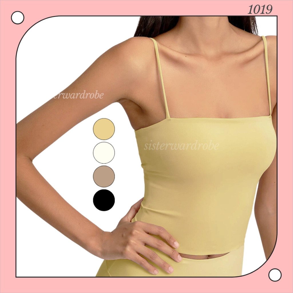 SISTERHOOD 1019 TANKTOP BRA BUSA TIPIS TANPA KAWAT