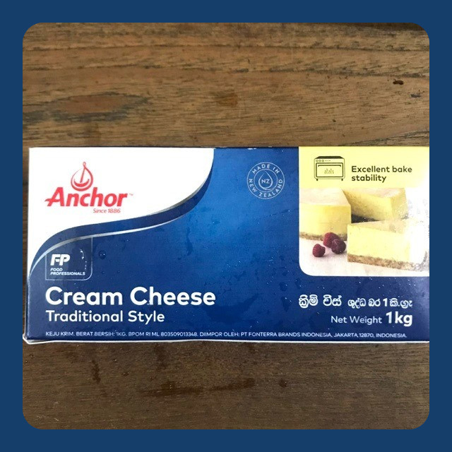 

Anchor Cream Cheese Kemasan 1kg - Gosend/Grab Only!