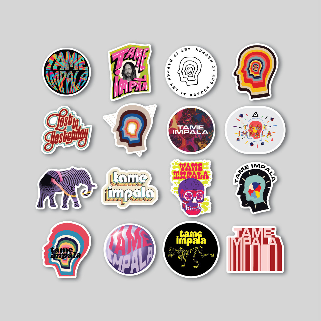 

Sticker Pack Tame Impala | Sticker Tumbler | Stiker Laptop Koper Helm