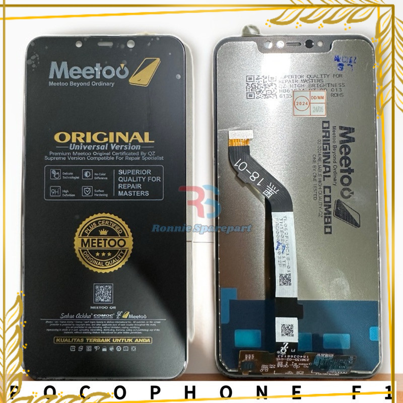 [ LCD TOUCHSCREEN POCOPHONE F1 / POCO F1 - MEETOO ORI COMPLETE ]