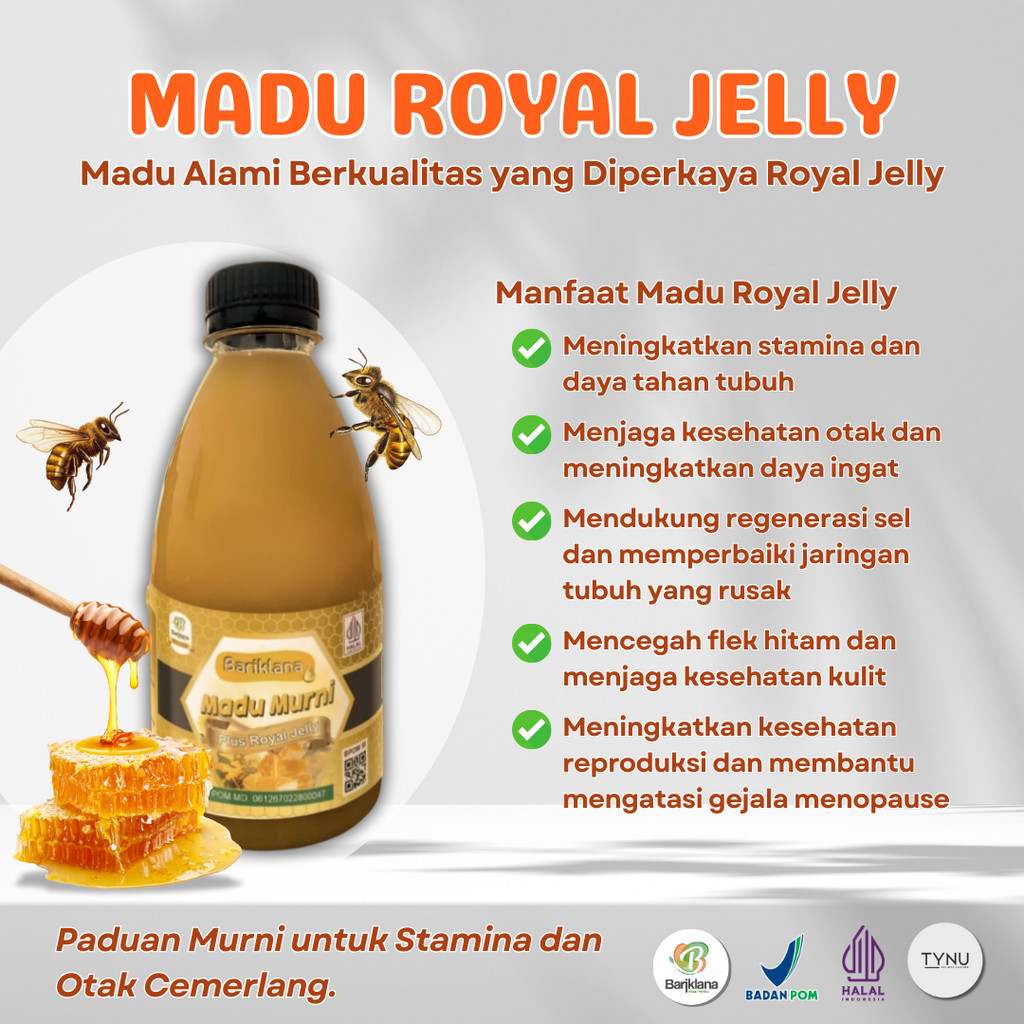 

Madu Murni dengan Royal Jelly