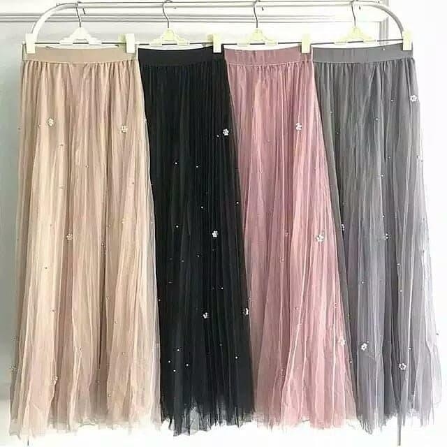 ROK TUTU MUTIARA, rok tutu import bangkok, rok tutu, rok tutu pearl bk - Hitam
