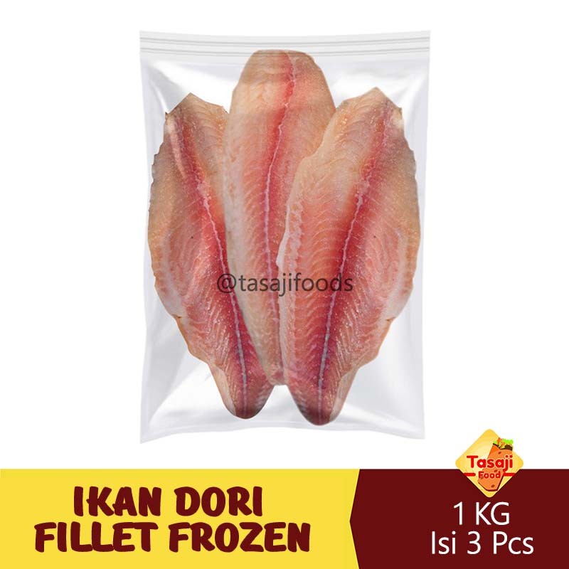 

Ikan Dori Fillet Frozen Premium isi 3 Pcs 1 Kg beku