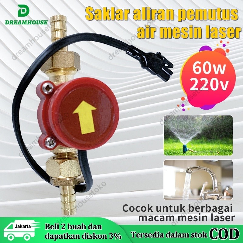 Flow Switch / Otomatis Elektrik 3/4" + Sock Eksternal 1/2" Otomatis Wasser Boster Pump Otomatis Pomp