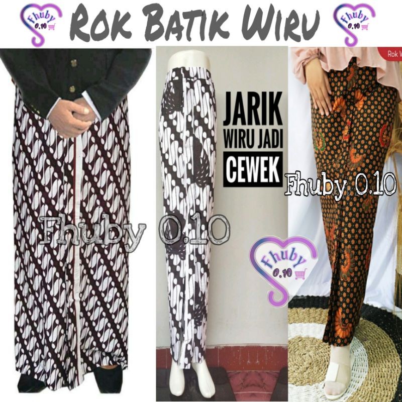 Ready ROK BATIK WIRU DEWASA PRIA DAN WANITA - ROK BATIK INSTAN - JARIK WIRU INSTAN terbaru